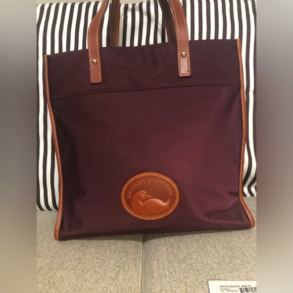 Dooney Bourke, Leather & Cabriolet Canvas Market Tote - Picture 2 of 7